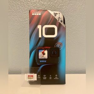 GoPro Hero10 Black + Accessories Bundle (NWT)